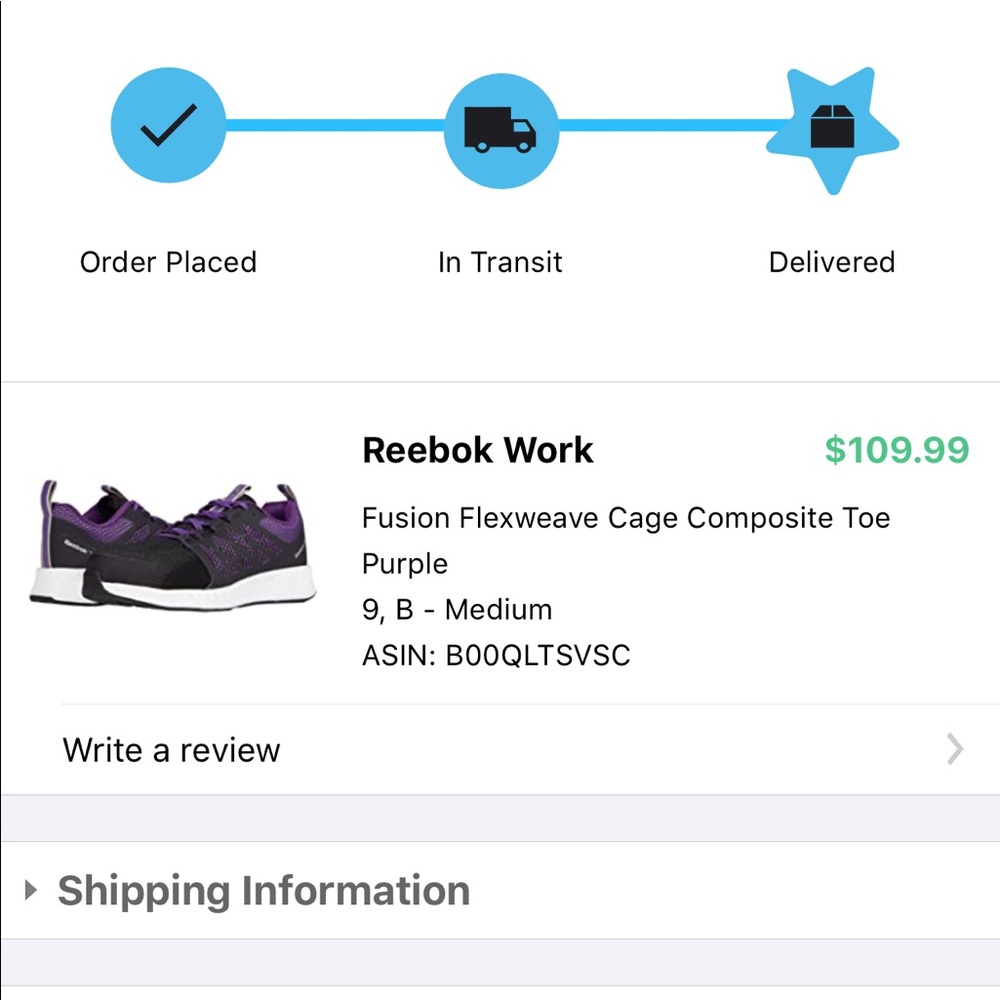 Rebock size 9 Safety Sneakers. In Excellent Cond!!